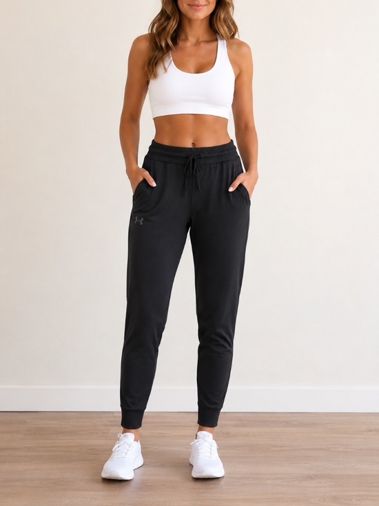 Under Armour Pants - Under Armour Women's Black Performance Jogger Pants Size Large Athleisure